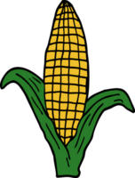 cartoon doodle healthy corn png