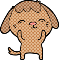 cachorro de desenho animado feliz png