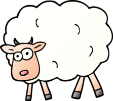 gradient illustration cartoon sheep png