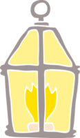 cartoon doodle old lantern png