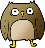 funny cartoon doodle owl png