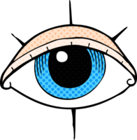 tekenfilm tatoeëren oog symbool png