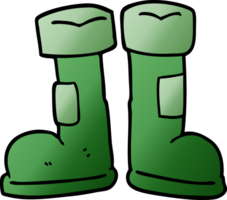 cartoon doodle wellington boot png