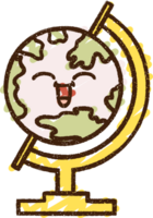 Geography Globe Chalk Drawing png