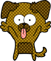 cartoon dog with tongue sticking out png