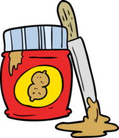 Cartoon Glas Erdnussbutter png