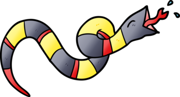 serpiente sibilante de dibujos animados png