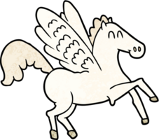 cartoon winged horse png