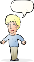 cartoon surprised man with speech bubble png
