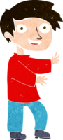 cartoon excited boy png