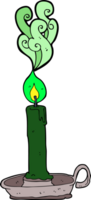 cartoon spooky candle png