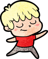 cartoon happy boy png