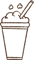 Iced Drink Charcoal Drawing png