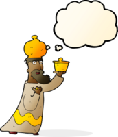 one of the three wise men with thought bubble png