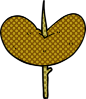 cartone animato scarabocchio di un' salsiccia png