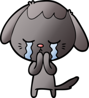 cartoon crying dog png