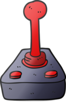 Hand gezeichnet Karikatur Joystick png