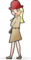 cartoon female spy png