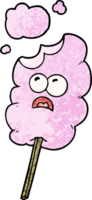 Zuckerwatte-Karikatur png