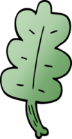 cartoon doodle leaf png