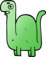 desenho animado doodle dinossauro pré-histórico png