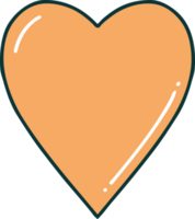 iconic tattoo style image of a heart png