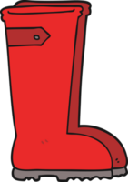 Cartoon-Gummistiefel png