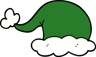 cartoon doodle elf hat png