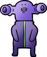 friendly cartoon alien png