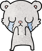 pianto orso cartone animato personaggio png