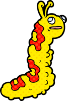 lustige Cartoon-Raupe png