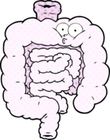 cartoon surprised intestines png