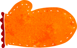 cartoon oven glove png