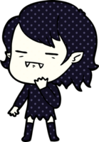 cartoon undead vampire girl png