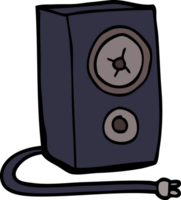 cartoon doodle of a speaker png