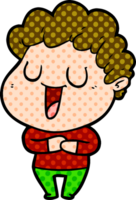 laughing cartoon man png