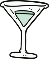 Cartoon-Doodle-Martini png