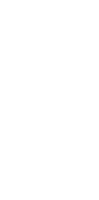 desenho de giz de lupa png