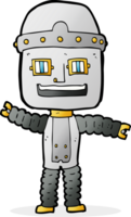 robot sventolante dei cartoni animati png