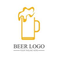 cerveza Clásico logo diseño modelo vector