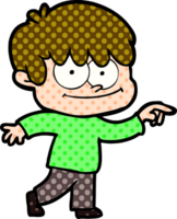 hombre feliz de dibujos animados png