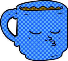 taza de café de dibujos animados png