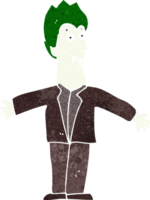 cartoon vampire man png