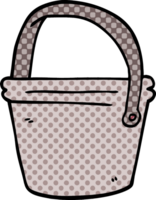 cartoon doodle bucket png