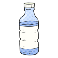 main tiré dessin animé l'eau bouteille png