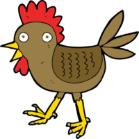 pollo divertente del fumetto png