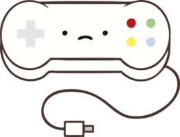 piatto colore retrò cartone animato di un' gioco controllore png