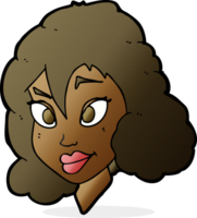 mujer bonita de dibujos animados png