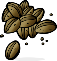 cartoon coffee beans png