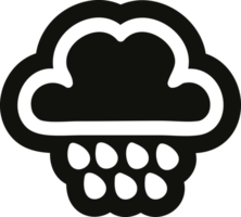 pluie nuage icône symbole png